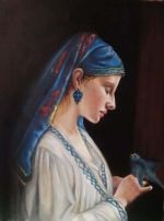 Online Class:  Woman with Parrot After Frédéric Tschaggeny